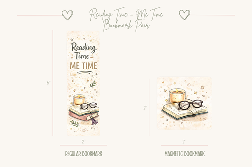 Adult Bookish Chaos Bookmark Pair — Standard + Magnetic