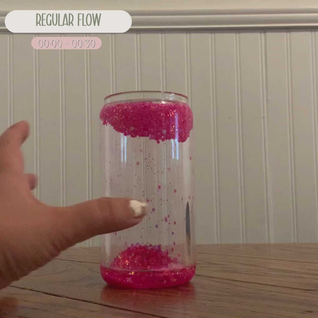 Custom Snowglobe Tumbler — Personalized Glitter Chaos Cup