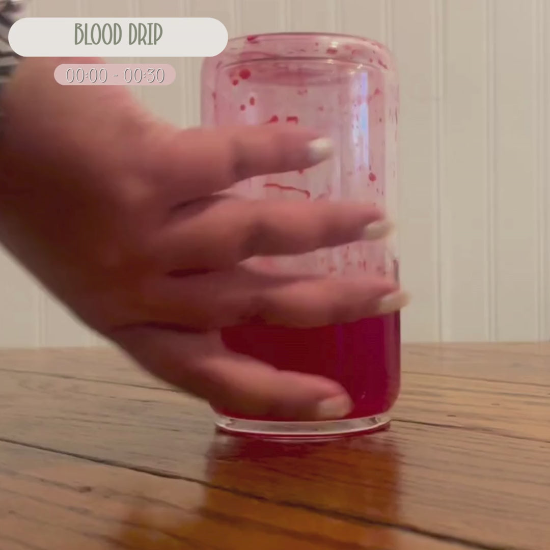 Blood Drip Tumbler — Custom Spooky Chaos Cup